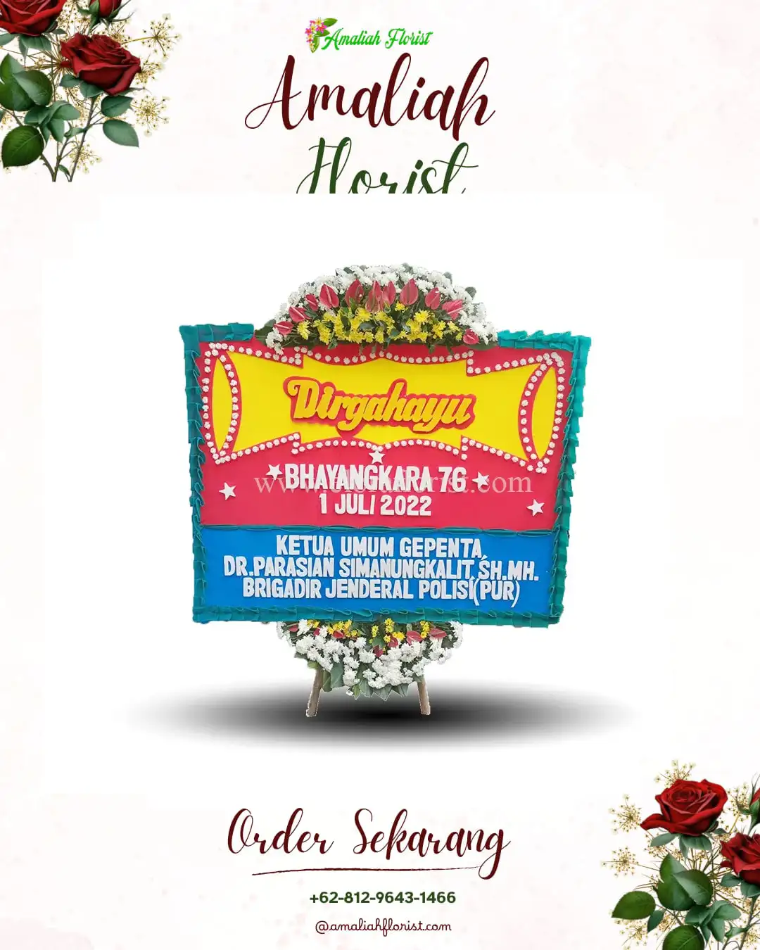 Papan Bunga HUT Ulang Tahun Jelai Hulu